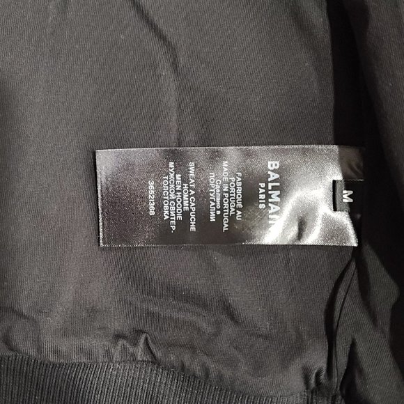 Balmain Neoprene Ribbed Zip-Up Hoodie - Picture 14 of 15